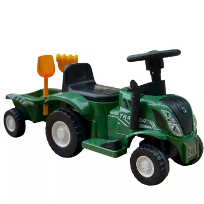 Traktor na akumulator z przyczepą dla dzieci 3+ – elektryczny jeździk Traktor na akumulator z przyczepą dla dzieci 3+ – elektryczny jeździk