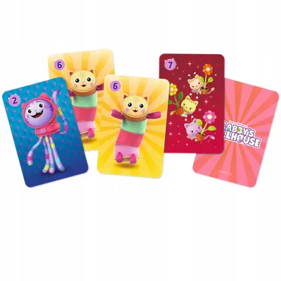 5 x Karty Piotruś Koci Domek Gabi Trefl 08508 5 x Karty Piotruś Koci Domek Gabi Trefl 08508