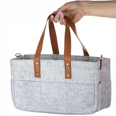Filcowa Torba-Organizer XXL – Stylowy Porządek dla Mamy Filcowa Torba-Organizer XXL – Stylowy Porządek dla Mamy