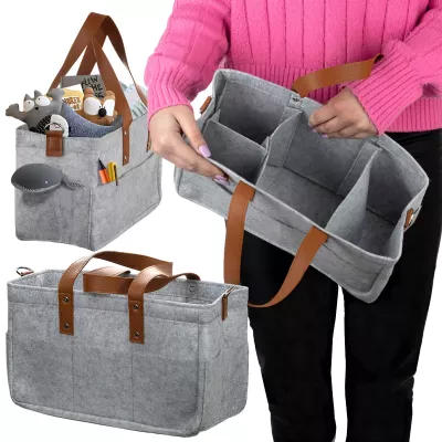 Filcowa Torba-Organizer XXL – Stylowy Porządek dla Mamy Filcowa Torba-Organizer XXL – Stylowy Porządek dla Mamy