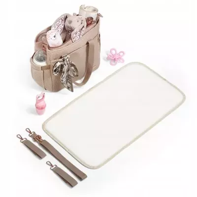 Torba BabyOno CARMEN beżowa – stylowa torba dla mamy do wózka Torba BabyOno CARMEN beżowa – stylowa torba dla mamy do wózka