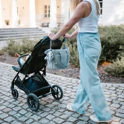 Torba BabyOno CARMEN szara – stylowa torba dla mamy do wózka Torba BabyOno CARMEN szara – stylowa torba dla mamy do wózka