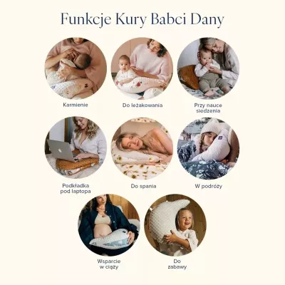 Poduszka Kura Babci Dany Velvet FRENCH LAVENDER | La Millou Poduszka Kura Babci Dany Velvet FRENCH LAVENDER | La Millou