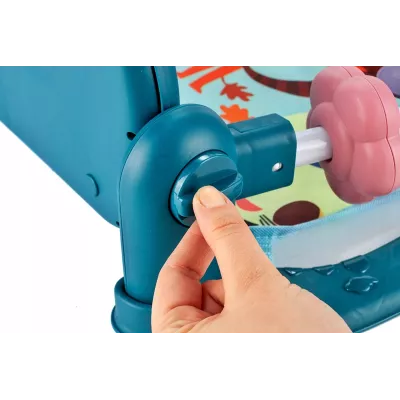 Mata edukacyjna z pianinkiem grzechotki gryzaki interaktywna dla niemowląt