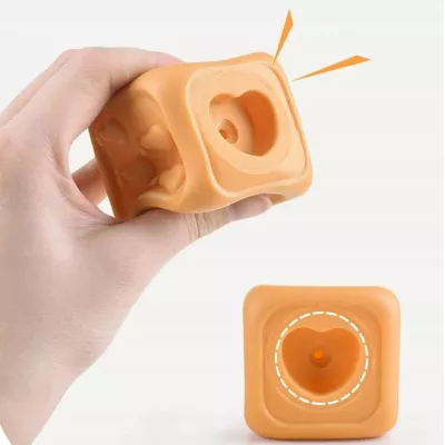 Klocki sensoryczne gumowe miękkie Montessori wieża piramida 13 el