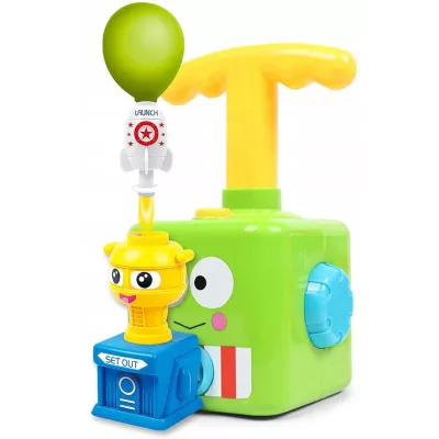 Wyrzutnia balonowa samochód żabka + pompka zestaw aerodynamiczny 12 balonów