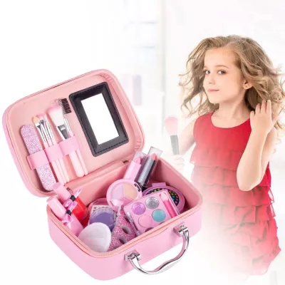 Kuferek kosmetyków Mała Syrenka - zestaw do makijażu i paznokci dla dzieci