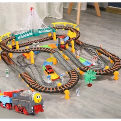 Kolejka pociąg elektryczna 192 el. tor lokomotywa wagony