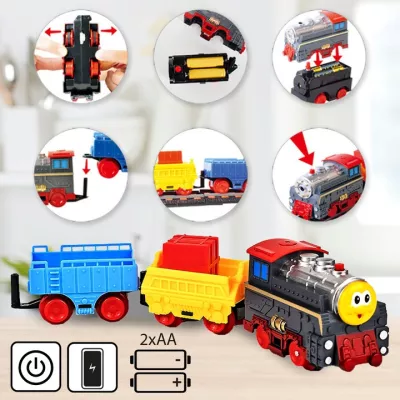 Kolejka pociąg elektryczna 192 el. tor lokomotywa wagony