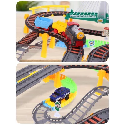 Kolejka pociąg elektryczna 192 el. tor lokomotywa wagony