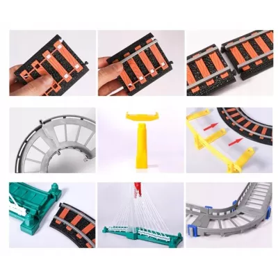 Kolejka pociąg elektryczna 192 el. tor lokomotywa wagony