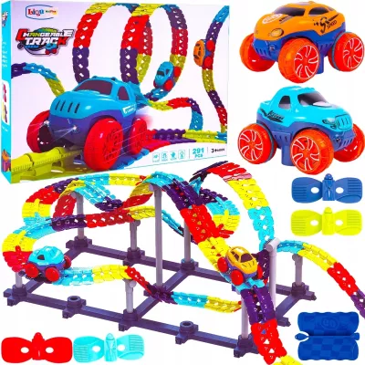 Magiczny tor 291el. - elastyczny tor z autkiem LED dla dzieci