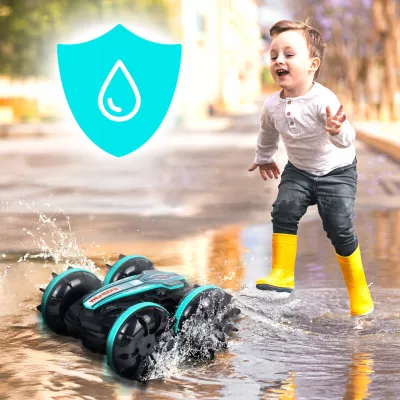 Samochód terenowy RC z opaską gestów - auto, wodoodporny, LED