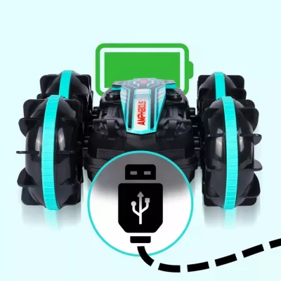 Samochód terenowy RC z opaską gestów - auto, wodoodporny, LED