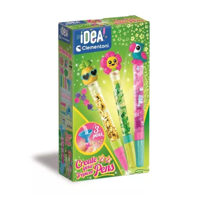 Clementoni zestaw kreatywny mini fabryka długopisów tropikalny