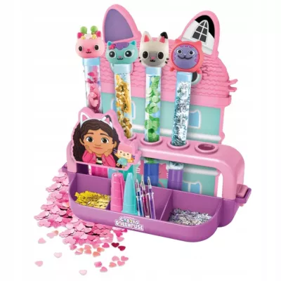 Clementoni Zestaw Kreatywny Fabryka Długopisów Koci Domek Gabby