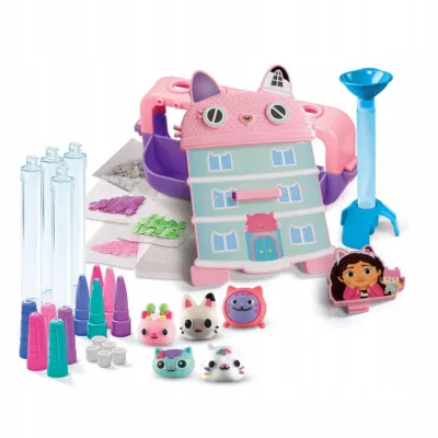 Clementoni Zestaw Kreatywny Fabryka Długopisów Koci Domek Gabby