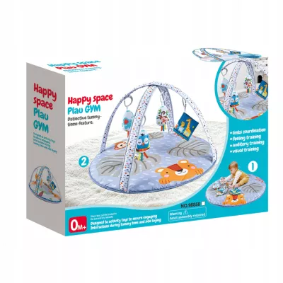 2 w 1 bawełniana mata dla niemowląt do raczkowania, siedzenia i zabawy