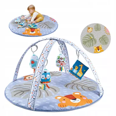 2 w 1 bawełniana mata dla niemowląt do raczkowania, siedzenia i zabawy