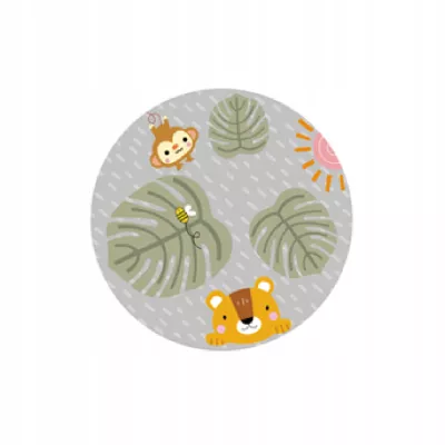 2 w 1 bawełniana mata dla niemowląt do raczkowania, siedzenia i zabawy