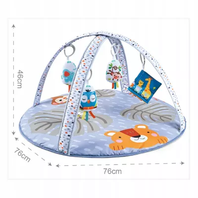 2 w 1 bawełniana mata dla niemowląt do raczkowania, siedzenia i zabawy