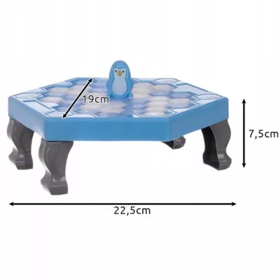 Gra zręcznościowa dla dzieci i rodziny zabawa z pingwinkiem