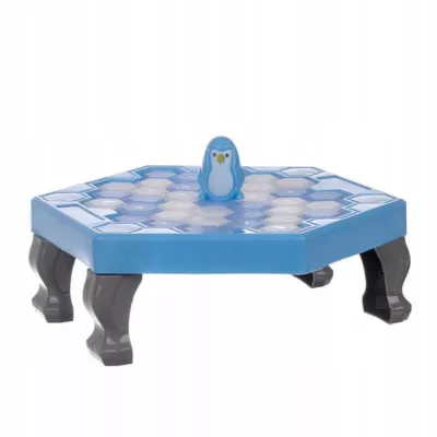 Gra zręcznościowa dla dzieci i rodziny zabawa z pingwinkiem