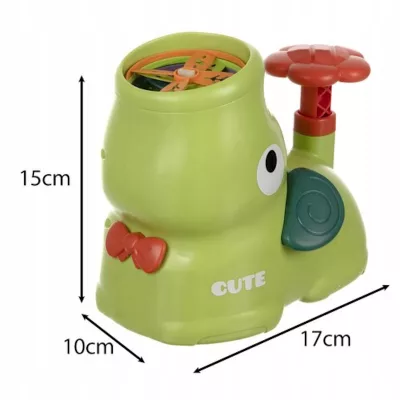 Wyrzutnia latających dysków dla dzieci zabawa na świeżym powietrzu