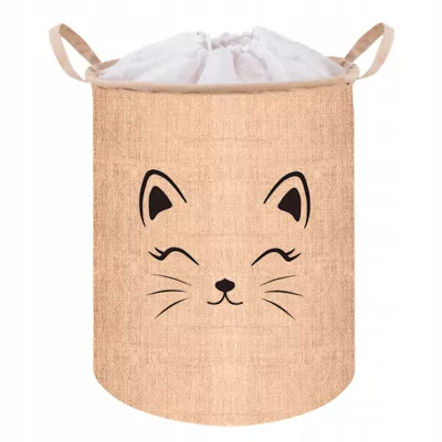 Duży kosz zamykany XL na zabawki ubrania bieliznę organizer 42L