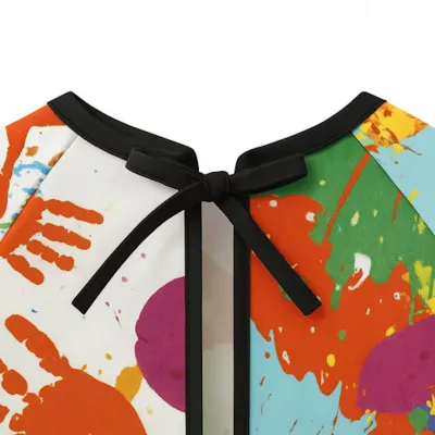 Fartuszek ochronny do malowania dla dzieci 4-6 lat fartuch wodoodporny