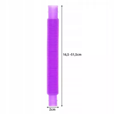 Tuby Sensoryczne Rurki XXL10 szt. Kolorowa Zabawka terapeutyczna edukacyjna