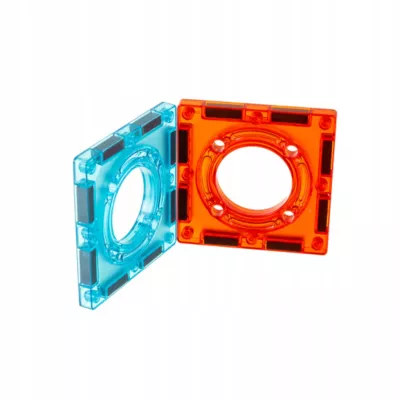 Tor Kulkowy klocki magnetyczne 96 el. konstrukcje 3D