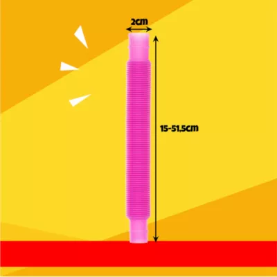 Terapeutyczna zabawka edukacyjna relaksująca Rurki Sensoryczne 10 sztuk