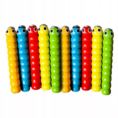 Gra Truskawka na Magnes - Łap Robaczki Drewniana