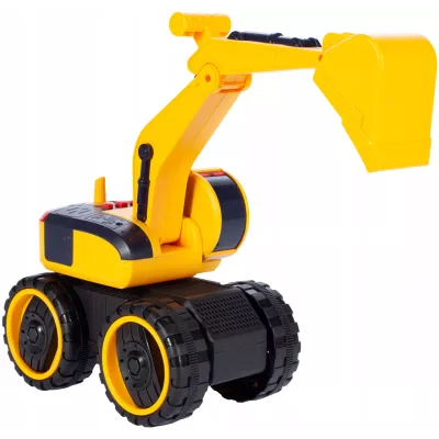Koparka Budowlana z Napędem, Dźwiękami i Światłami - Pojazd dla Dzieci