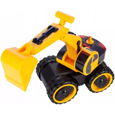 Koparka Budowlana z Napędem, Dźwiękami i Światłami - Pojazd dla Dzieci