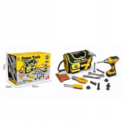 Zestaw Narzędzi dla Dzieci 21 el. z Torbą - Mały Majsterkowicz