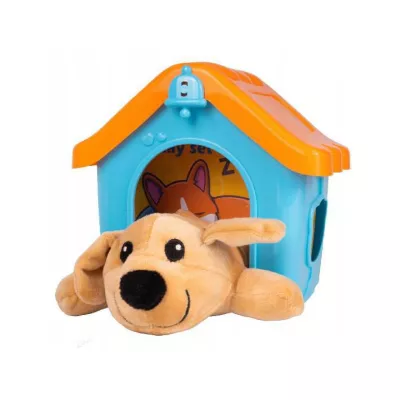 Zestaw Mały Weterynarz - Pluszowy Piesek z Budą i Akcesoriami Lekarskimi