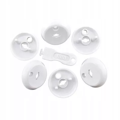 Zabezpieczenia gniazdek 15 szt. + klucze | blokada kontaktów dla dzieci