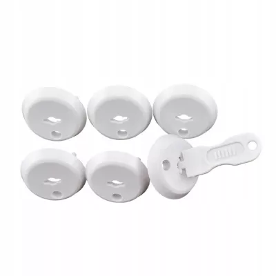 Zabezpieczenia gniazdek 15 szt. + klucze | blokada kontaktów dla dzieci