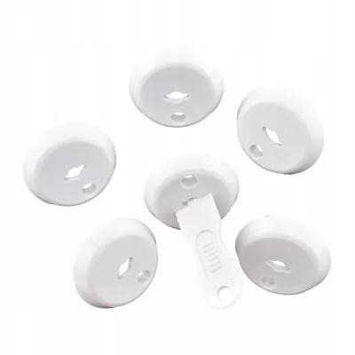 Zabezpieczenia gniazdek 15 szt. + klucze | blokada kontaktów dla dzieci