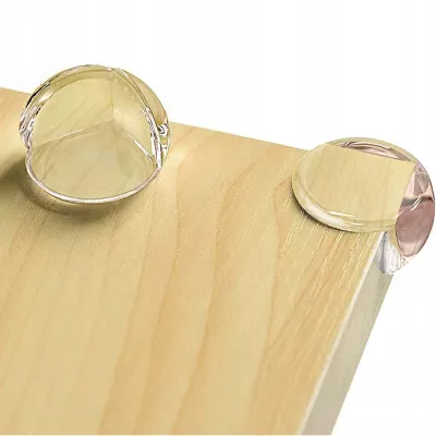 Zabezpieczenia przezroczyste osłony na narożniki mebli 10szt okrągłe