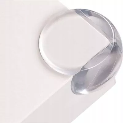 Zabezpieczenia przezroczyste osłony na narożniki mebli 10szt okrągłe