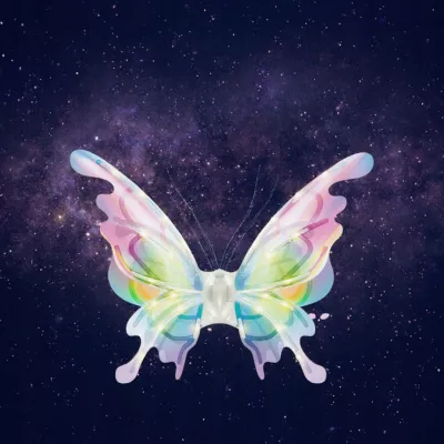 Świecące skrzydła motyla LED bajkowe skrzydełka dla małych wróżek