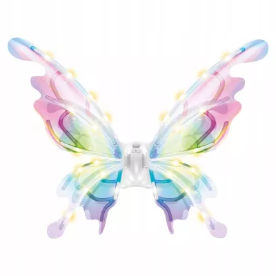 Świecące skrzydła motyla LED bajkowe skrzydełka dla małych wróżek