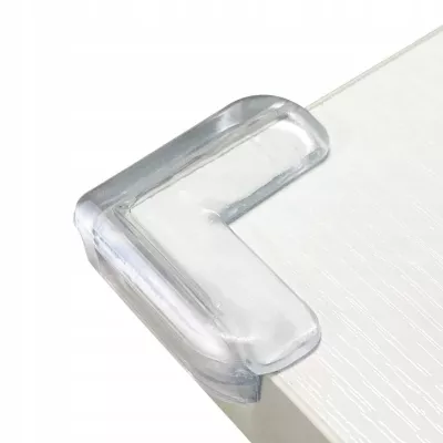 Przezroczyste zabezpieczenia narożników mebli 10 szt. ochrona dzieci