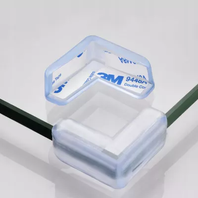 Przezroczyste zabezpieczenia narożników mebli 10 szt. ochrona dzieci