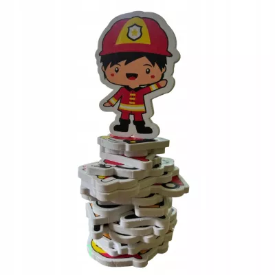 Grube piankowe strażackie naklejki do wanny do kąpieli straż pożarna