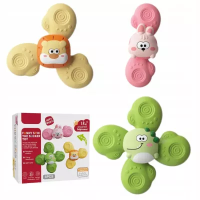 Sensoryczne spinnery z przyssawkami rozwój zabawa stymulacja