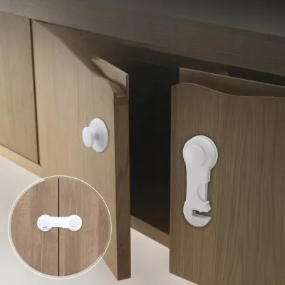 Blokady szafek i szuflad dla dzieci mocne zabezpieczenia 12 szt.